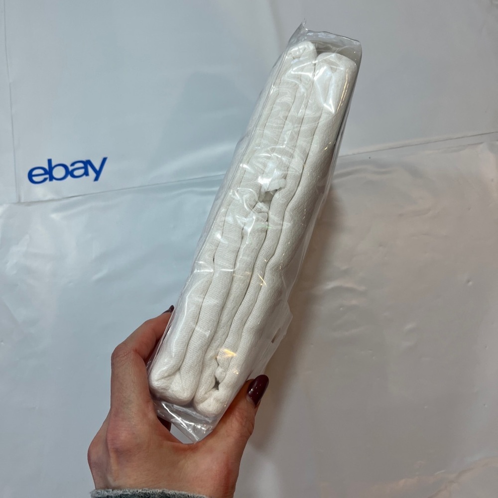 GERBER 10 PACK CLOTH new FLAT baby Diapers Prefold Birdseye weave FABRIC  24x27” - Picture 7 of 12